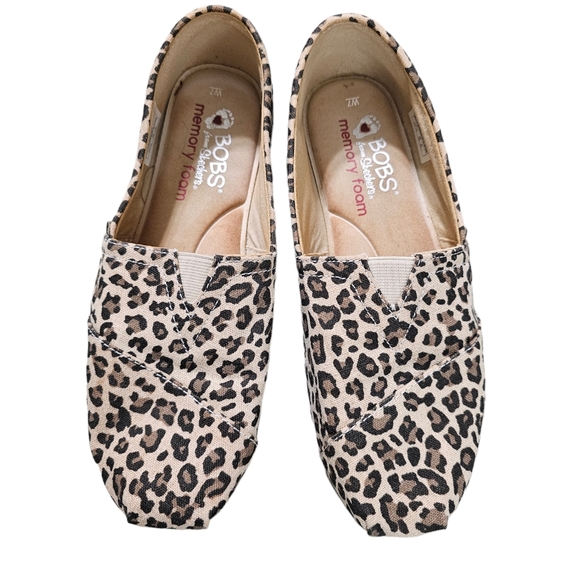 Bobs by skechers, leopard print - Picture 1 of 5